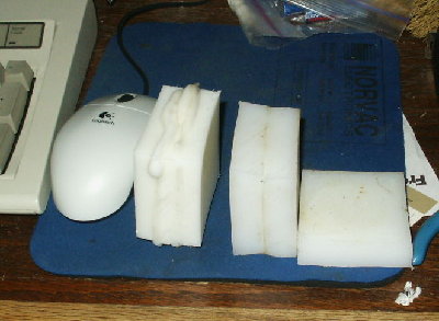 WMHWPE and many other plastics do not heat laminate.  I tried some.  It simply doesn't melt to a squishable liquid and comes apart.  If it doesn't turn clear and become like melted cheese, you have the wrong stuff.