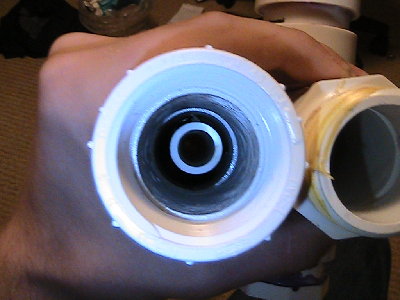 view into the air chamber and barrel