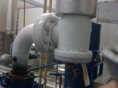 thats the input, its only like 3 inch and frozen