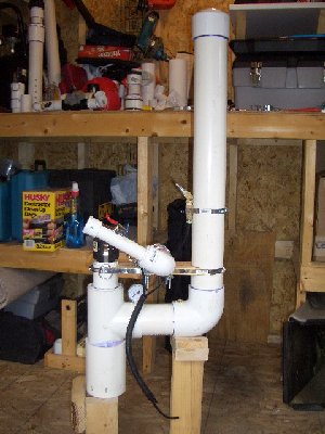 On service stand with pilot removed.