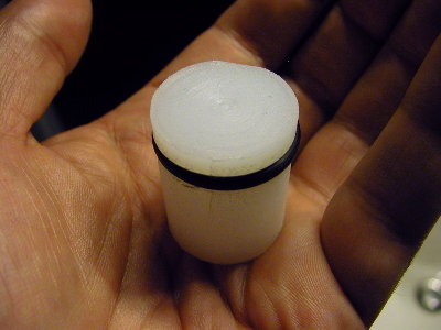 Pilot side has no hole to leak.