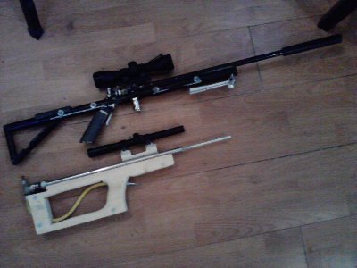 comparing to my old sniper, only 1/2 size :)