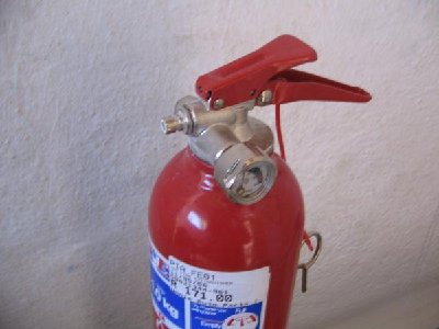 This is empty, I have taken it apart befor so that explains why the pressure gauge is dented.All attachments to this are threaded and can be removed.