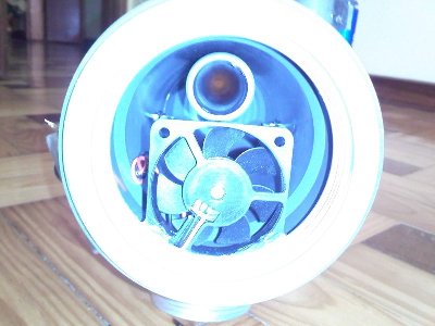 Chamber fan. I used a co-axial design on this gun.