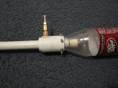 A side view, giving a glimpse of the internals.