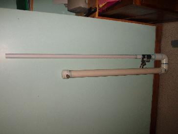 The whole cannon and i am going to make a suport from the chamber to the barrel.