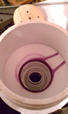 This is the small pocket that would fit a Buffer Spring and would not allow it to be &amp;quot;crushed&amp;quot; when the piston traveled Backwards when fired.  I think its a perfect fit for a spring, and the Threaded Guide Rod would provide a guide for the spring.