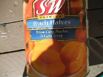 This is one fat peach can too!