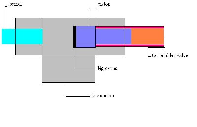 The piston and what it sits inside can be removed from the T .