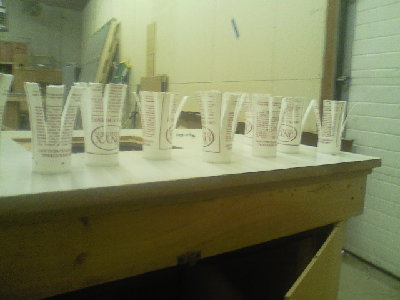 wads made easily out of caulk tubes
