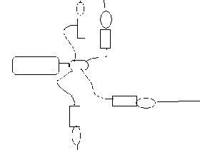 The ovals would be valves, the rectangles are the chambers, the squiggely lines are air hoses running from a small chamber that the Co2 tank and reg are connected to. This is just a rough draft.