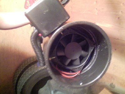 new external air draw fan