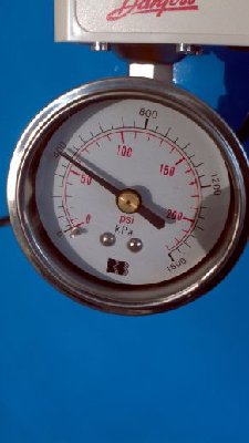 200psi should do nicely