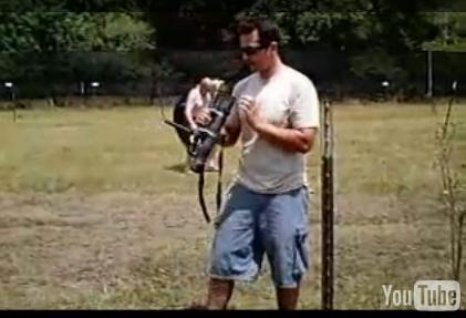 By the way, once you've built your amazing launcher, loaded and pressurised it, you should totally look down the barrel to check that it's loaded.  Totally.  Seriously, point it at your face.