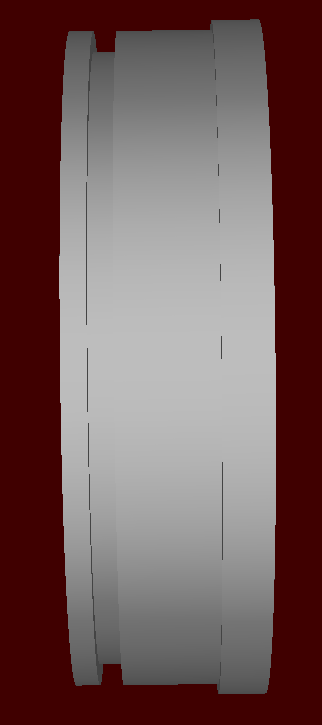 side of the plug. notice stop