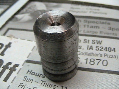 one of the steel bullets. (favourite ammo)