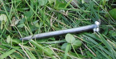 That WAS hardened HSS.<br /><br />I suspect I annealed it inadvertently when grinding it down in the lathe.