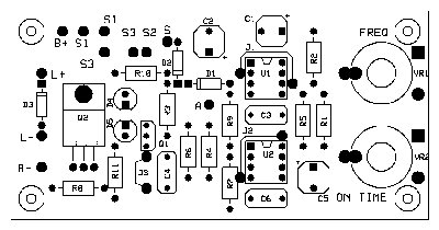 Actual Component Side<br />Called Silkcreened