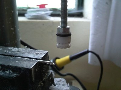 one of the piston is finished