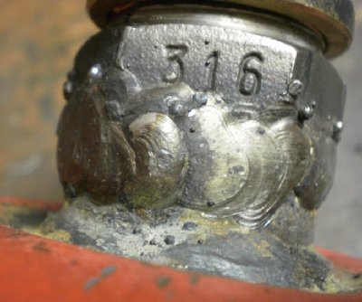 where i welded a fitting into the fire extinguisher, tested to 400psi and will only use it at 250 for the next few week.