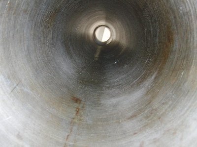 20cm view up the barrel