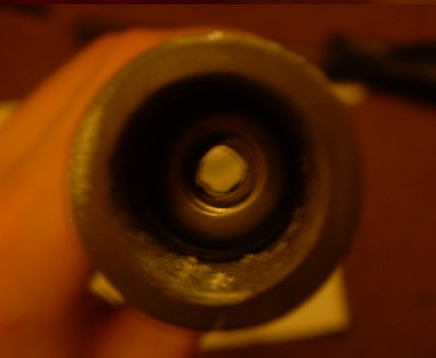 Check valve seat screwed in