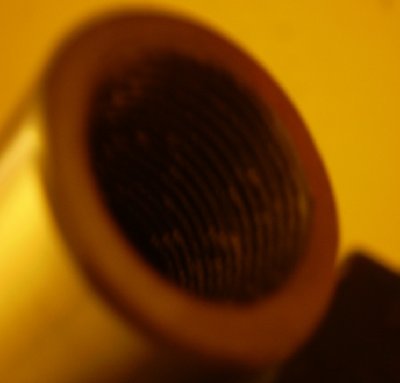 3/8&amp;quot; bsp threads, a bit rough as the tube ID was .5mm bigger than the tapping drill size