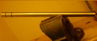 Gas tube with o-rings Grooved in