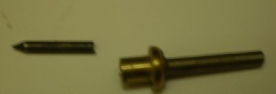 piercing pin cut off