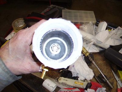 This is the piston inside the chamber.