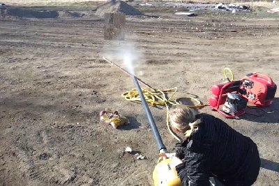 spud being fired out of cannon family get together