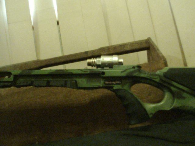 The black plastic moulded stuff, under the fore stock will be removed and tidied up. My little 3000psi -  400mm x 70mm scuba tank could be mounted here, possibly?