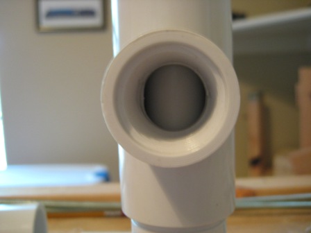 The output. You can see the valve seat.