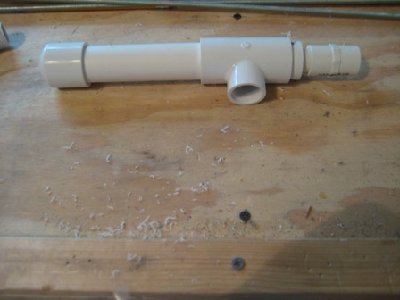 The pop-off valve. It currently has a dry fit.