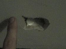 Q. wats the result of a pvc builet wraped in tape?  <br />A. a hole through my freinds bedroom door