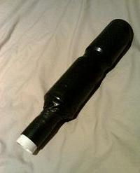 my newly designed silencer  made from 2 coke cans taped together