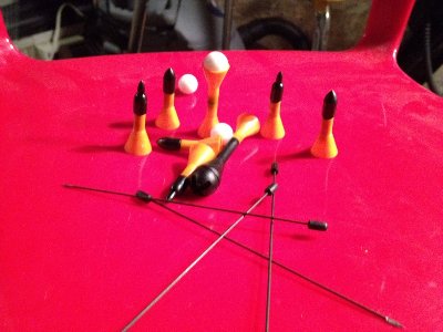 100 grain field tips, flechettes, glass shot, sabot and 3 gram plastic darts.