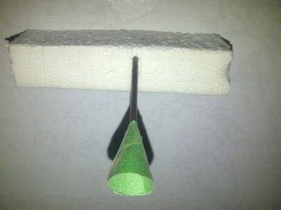 Used a chart paper and tape