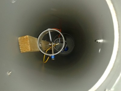 Spark gaps inside combustion chamber