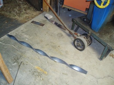 Bar used to twist rifling