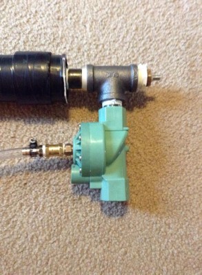 New pilot valve is more clean looking and has a smaller volume