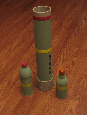 2 rockets and launch tube