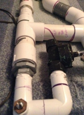 I have a metal bushing since I didn't trust plastic as being behind the backstop