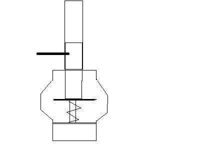 The piston inside the valve end of the barrel would push back the check valve's sealing manifold and let air in. This would probably only work for BBs and small things though.