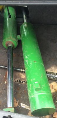 these are the cylinders wrestled into the car, atleast 5ft long and over a hundred lbs.