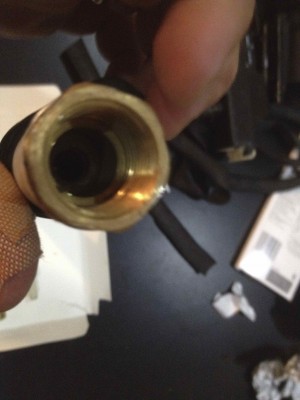 bad pic of barrel / bolt housing