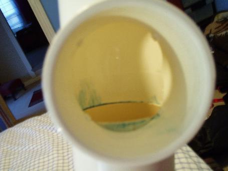 This is were the piston and barrel will meet in the T.