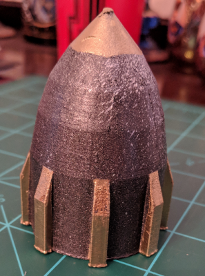 niceink.PNG (590.41 KiB) Viewed 15973 times yeah I got carried away with the spray paint. The gold fins and tip kind of look like a drive band and a fuse which I thought was neat