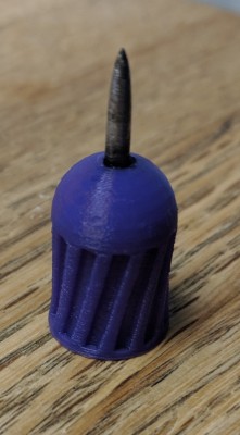 pointyfoster.jpg (395.67 KiB) Viewed 13521 times I printed this one in purple because I kept losing the black ones which were hard to find in the grass.