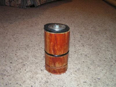 Here's the pison.  I know it only has one o-ring on it right now but I haven't been able to get ahold of some new ones.  Therefor it will be o-ringless until I get some(except for this picture)